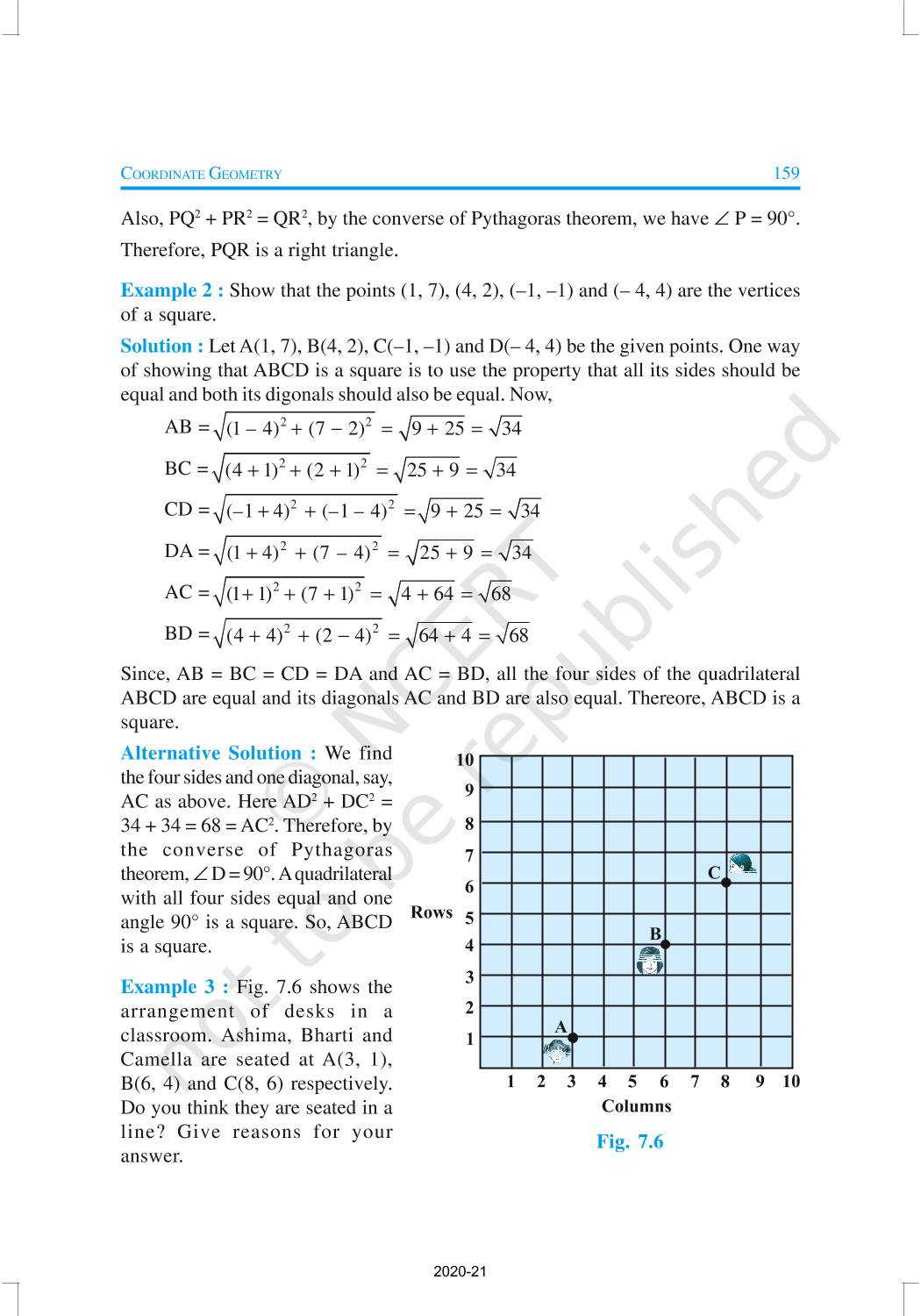 assignment of coordinate geometry class 10